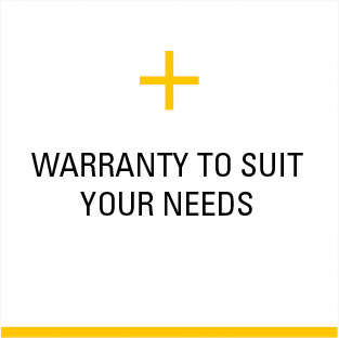 Warranty to suit your needs