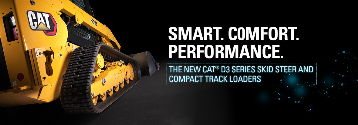 New Cat D3 Series Skid Steers and Compact Track Loaders
