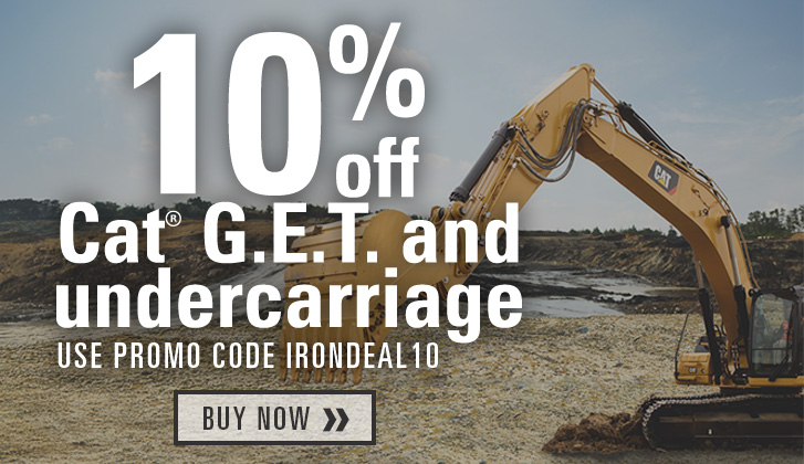 10% Off Cat® G.E.T. And Undercarriage Parts