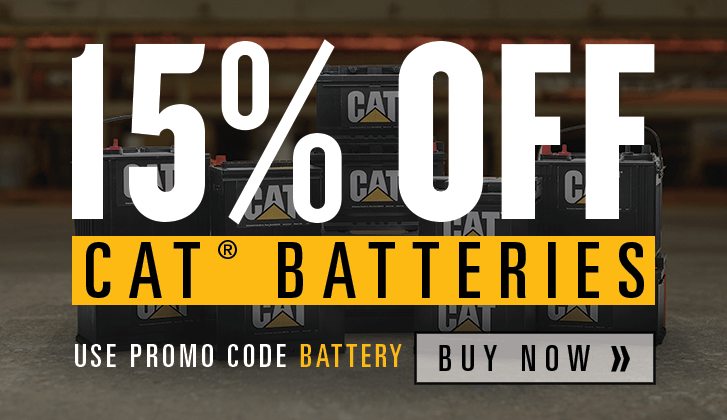 15% Off Cat Batteries