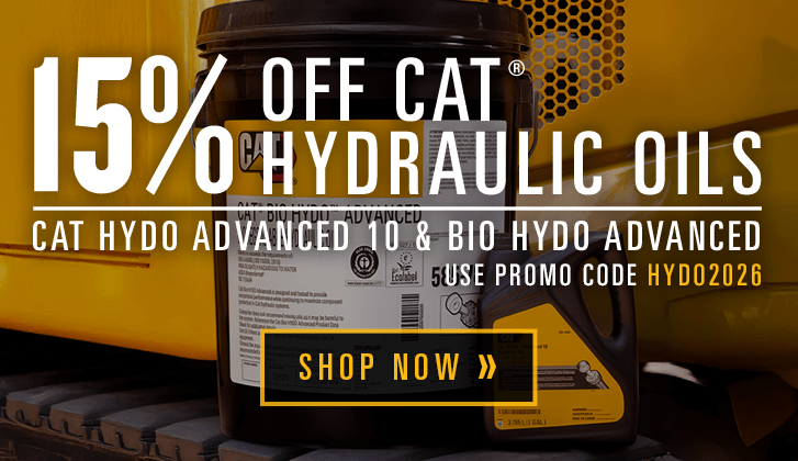 15% Off Cat Hydraulic Oils