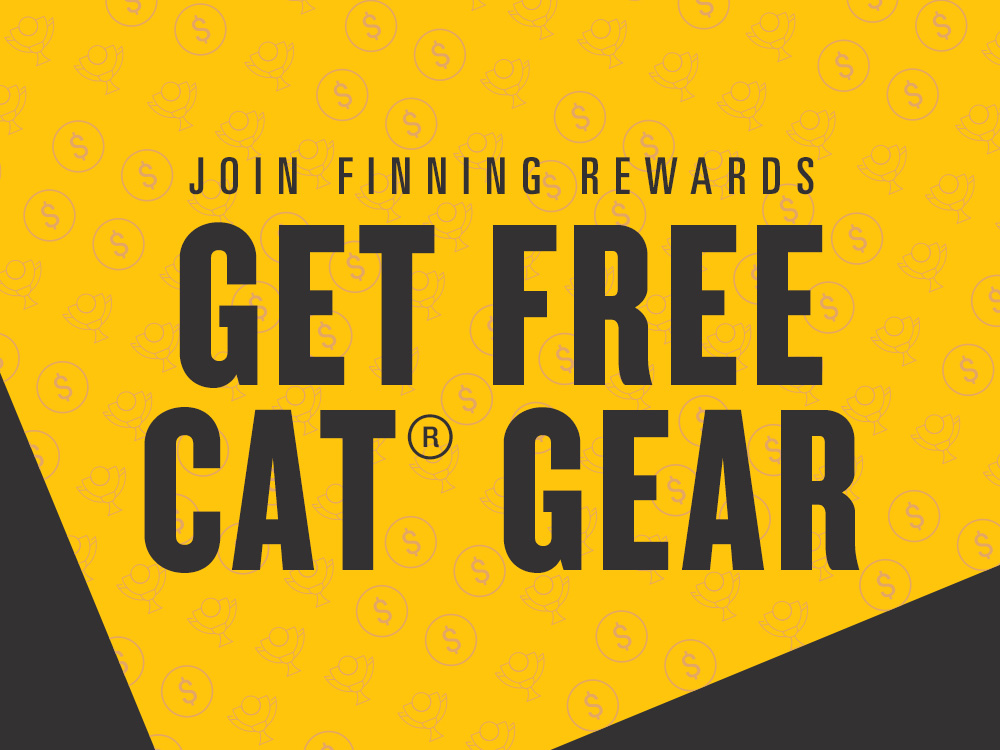 Join Finning Rewards, get free Cat Gear