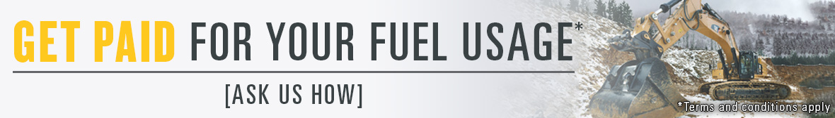 Get paid for your fuel usage - ask us how