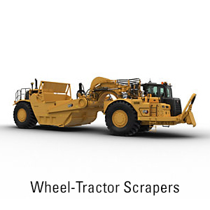 Wheel-Tractor Scrapers