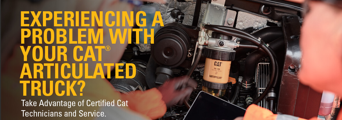 Experiencing a problem with your Cat Articulated Truck?
