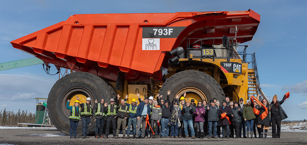 The hope truck, a 793F Haul Truck