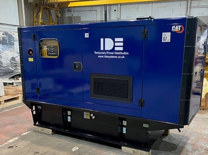 finning delivers gen set ide