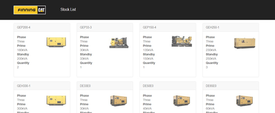 Caterpillar Generator Sizing Chart