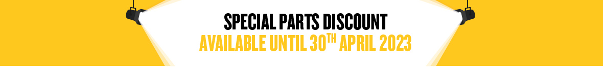 Special parts discount available until 30th April 2023