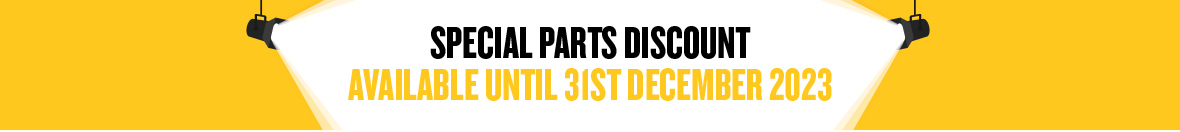Special parts discount available until 31st November 2023