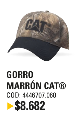 GORRO  marron CAT®