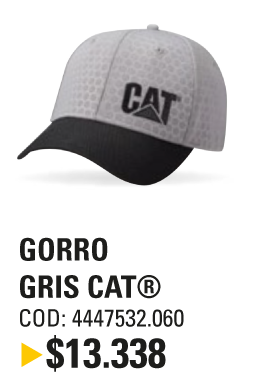 GORRO  GRIS CAT®
