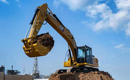 Excavadora Cat 320GX - campaña bcp 