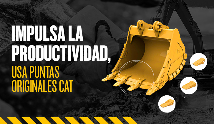 Impulsa la productividad usando puntas originales cat®