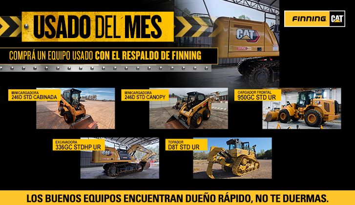 equipos usados finning caterpillar argentina