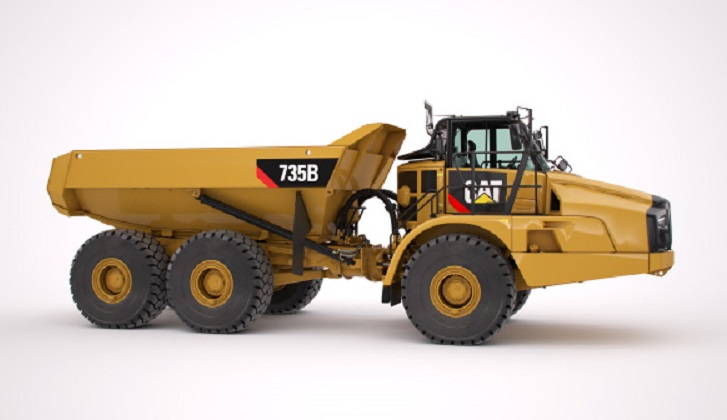 Nuevo modelo de camión articulado 735 B Cat