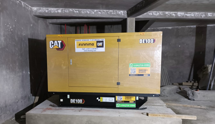 Generador Cat garantizará energía eléctrica de Droguería INTI