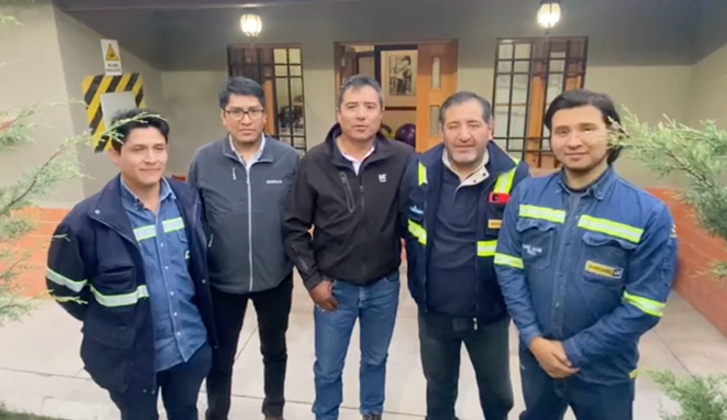 Finning inaugura proyecto Fondo Concursable en Potosí