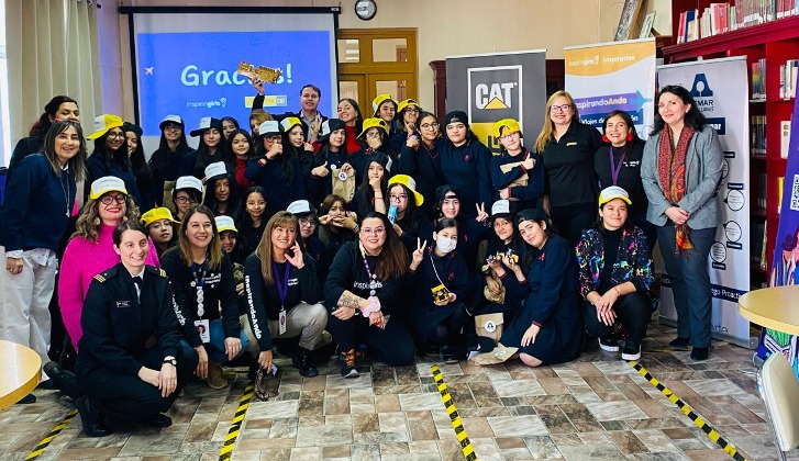 Finning e Inspiring Girls realizaron talleres STEM en Punta Arenas