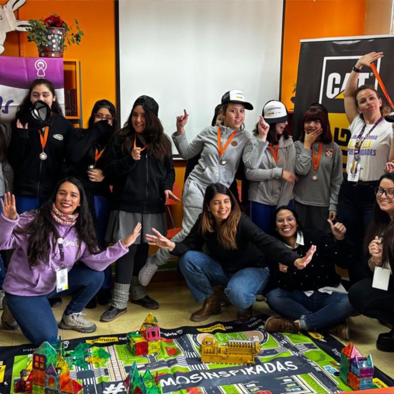 Taller de domótica Niñas de Coyhaique