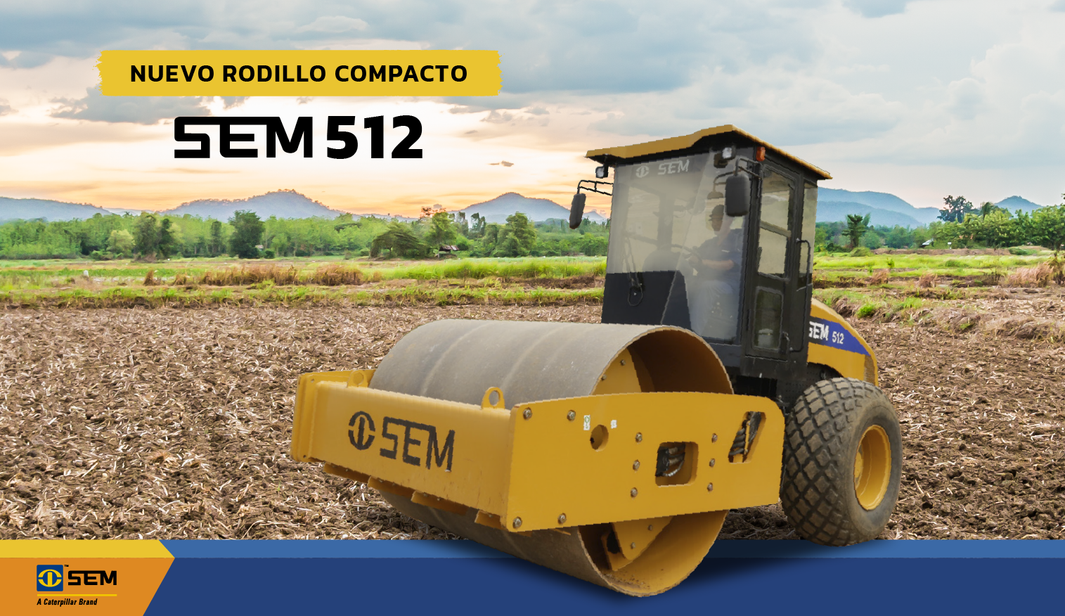 Compactador Vibratorio de Suelo SEM512