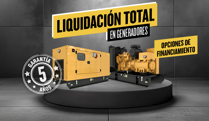 Ofertas en generadores Caterpillar